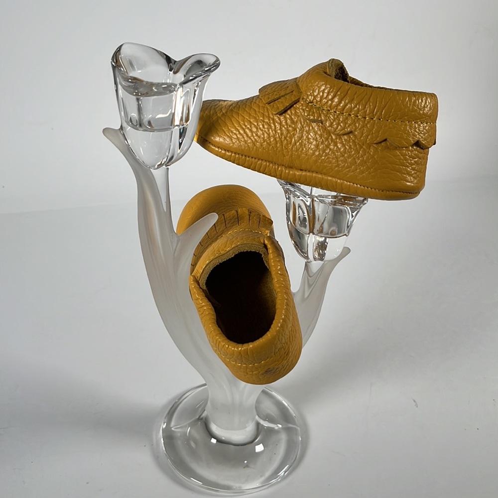 Toddler, Genuine Leather, Hand Made,Baby Shoes. Softy Leather . Size : 5 - Picture 9 of 10